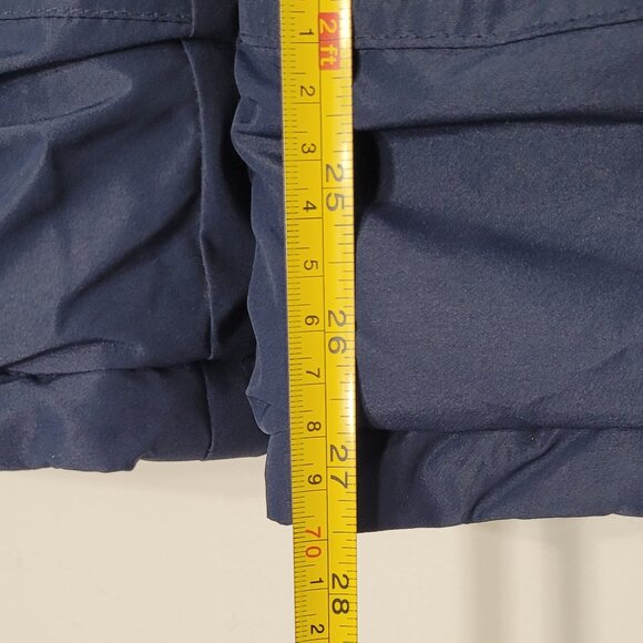 Gusti Kids Blue Zip-Up Hooded Adjustable Winter Jacket Set Black Snow Pants 18M - Picture 12 of 16